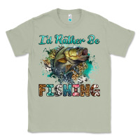 Matcha i'd rather be fishing Classic Tee - RanaPortraitStore