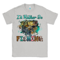 Moon Dust i'd rather be fishing Classic Tee - RanaPortraitStore