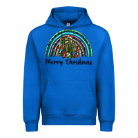 Cobalt merry christmas cactus rainbow Urban Hoodie - BarkalooDesign