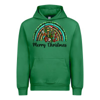 Emerald merry christmas cactus rainbow Urban Hoodie - BarkalooDesign