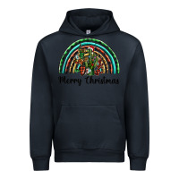 Navy merry christmas cactus rainbow Urban Hoodie - BarkalooDesign