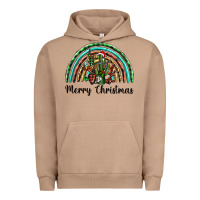 Pigment Burro merry christmas cactus rainbow Urban Hoodie - BarkalooDesign