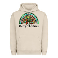 Pigment French Oak merry christmas cactus rainbow Urban Hoodie - BarkalooDesign