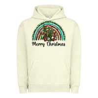 Pigment Pistachio merry christmas cactus rainbow Urban Hoodie - BarkalooDesign
