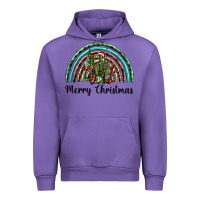 Tulip merry christmas cactus rainbow Urban Hoodie - BarkalooDesign