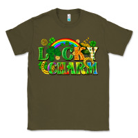 Army Green lucky charm Classic Tee - FaDigitalArtStudio