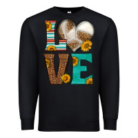 Black western volleyball love Premium Sweatshirt - HRA Design Shop