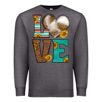 Charcoal Heather western volleyball love Premium Sweatshirt - HRA Design Shop