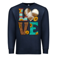 Navy western volleyball love Premium Sweatshirt - HRA Design Shop