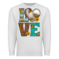 Oatmeal Heather western volleyball love Premium Sweatshirt - HRA Design Shop