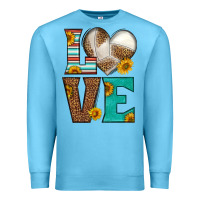 Ocean Blue western volleyball love Premium Sweatshirt - HRA Design Shop