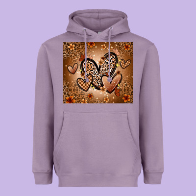 Melanin Hearts Heavyweight Hoodie Designed By Zillion Design Studio