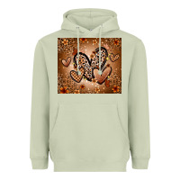 Matcha melanin hearts Heavyweight Hoodie - Zillion Design Studio