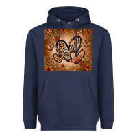 Navy melanin hearts Heavyweight Hoodie - Zillion Design Studio
