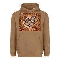 Toasted Coconut melanin hearts Heavyweight Hoodie - Zillion Design Studio