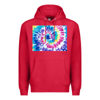 Cardinal tie dye background colourful leopard 2 3200x2400 Premium Hoodie - AdoDesignShop
