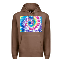 Chestnut tie dye background colourful leopard 2 3200x2400 Premium Hoodie - AdoDesignShop