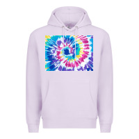 Lilac tie dye background colourful leopard 2 3200x2400 Premium Hoodie - AdoDesignShop
