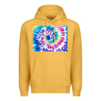 Mustard tie dye background colourful leopard 2 3200x2400 Premium Hoodie - AdoDesignShop
