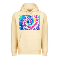 Pina Colada tie dye background colourful leopard 2 3200x2400 Premium Hoodie - AdoDesignShop
