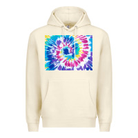 Sandshell tie dye background colourful leopard 2 3200x2400 Premium Hoodie - AdoDesignShop