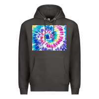 Smoke tie dye background colourful leopard 2 3200x2400 Premium Hoodie - AdoDesignShop