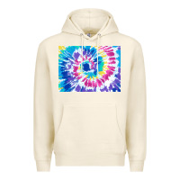 Tofu tie dye background colourful leopard 2 3200x2400 Premium Hoodie - AdoDesignShop