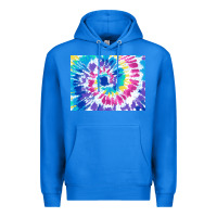 True Royal tie dye background colourful leopard 2 3200x2400 Premium Hoodie - AdoDesignShop