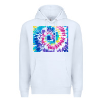 White tie dye background colourful leopard 2 3200x2400 Premium Hoodie - AdoDesignShop
