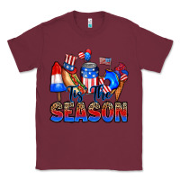 Burgundy tis' the season Classic Tee - RanaPortraitStore
