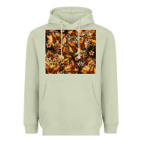Matcha melanin butterfly Heavyweight Hoodie - Zillion Design Studio