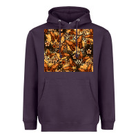 Plum melanin butterfly Heavyweight Hoodie - Zillion Design Studio