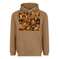 Toasted Coconut melanin butterfly Heavyweight Hoodie - Zillion Design Studio