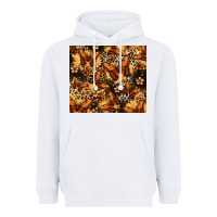 White melanin butterfly Heavyweight Hoodie - Zillion Design Studio