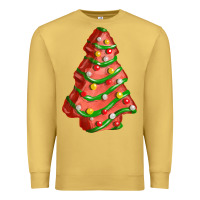 Antique Gold red christmas cake fa element Premium Sweatshirt - FaDigitalArtStudio