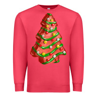 Cardinal red christmas cake fa element Premium Sweatshirt - FaDigitalArtStudio