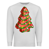 Dove Grey red christmas cake fa element Premium Sweatshirt - FaDigitalArtStudio