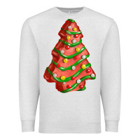 Oatmeal Heather red christmas cake fa element Premium Sweatshirt - FaDigitalArtStudio