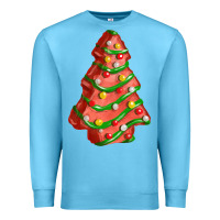 Ocean Blue red christmas cake fa element Premium Sweatshirt - FaDigitalArtStudio