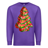 Purple red christmas cake fa element Premium Sweatshirt - FaDigitalArtStudio