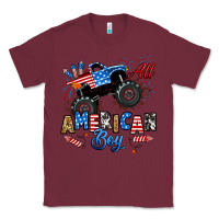 Burgundy fourth of july monster truck all american boy Classic Tee - RanaPortraitStore