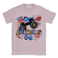 Lilac fourth of july monster truck all american boy Classic Tee - RanaPortraitStore