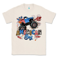Natural fourth of july monster truck all american boy Classic Tee - RanaPortraitStore