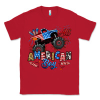 Red fourth of july monster truck all american boy Classic Tee - RanaPortraitStore