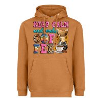 Meerkat keep calm and make coffee Heavyweight Hoodie - Zillion Design Studio