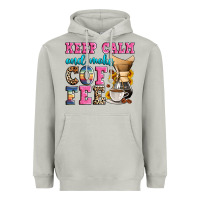 Moon Dust keep calm and make coffee Heavyweight Hoodie - Zillion Design Studio