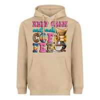 Mushroom keep calm and make coffee Heavyweight Hoodie - Zillion Design Studio