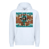 White gemstone and cross with cowhide Premium Hoodie - Artiststas