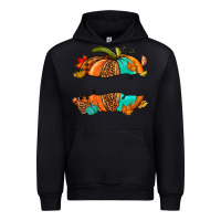Black custom pumpkin name Urban Hoodie - NancyCooperArtShop