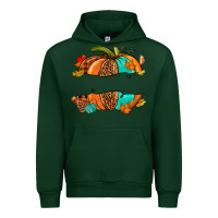 Forest Green custom pumpkin name Urban Hoodie - NancyCooperArtShop